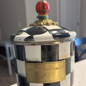 MacKenzie - Childs Courtly Check Medium Canister